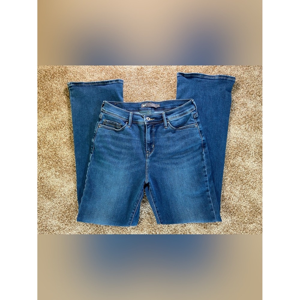 Levi's Perfectly Slimming Bootcut Women's 10 Stretch Denim Rhinestone Detail